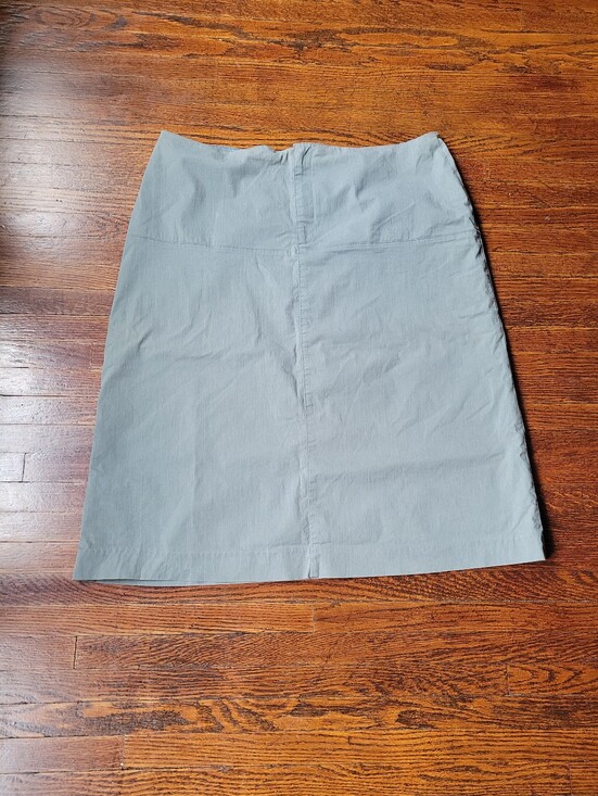 Banana Republic Dresses & Skirts - Banana Republic Women's Classic Stretch Skirt Knee-lengt Olive Cotton Blend Sz12